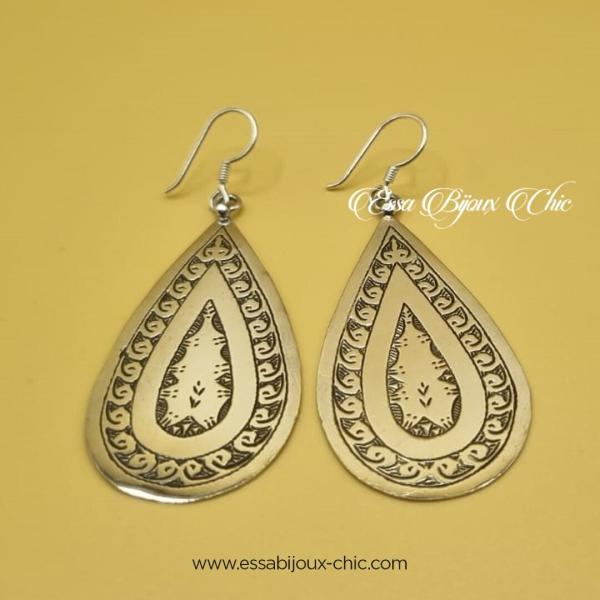 Boucles d’oreille en argent